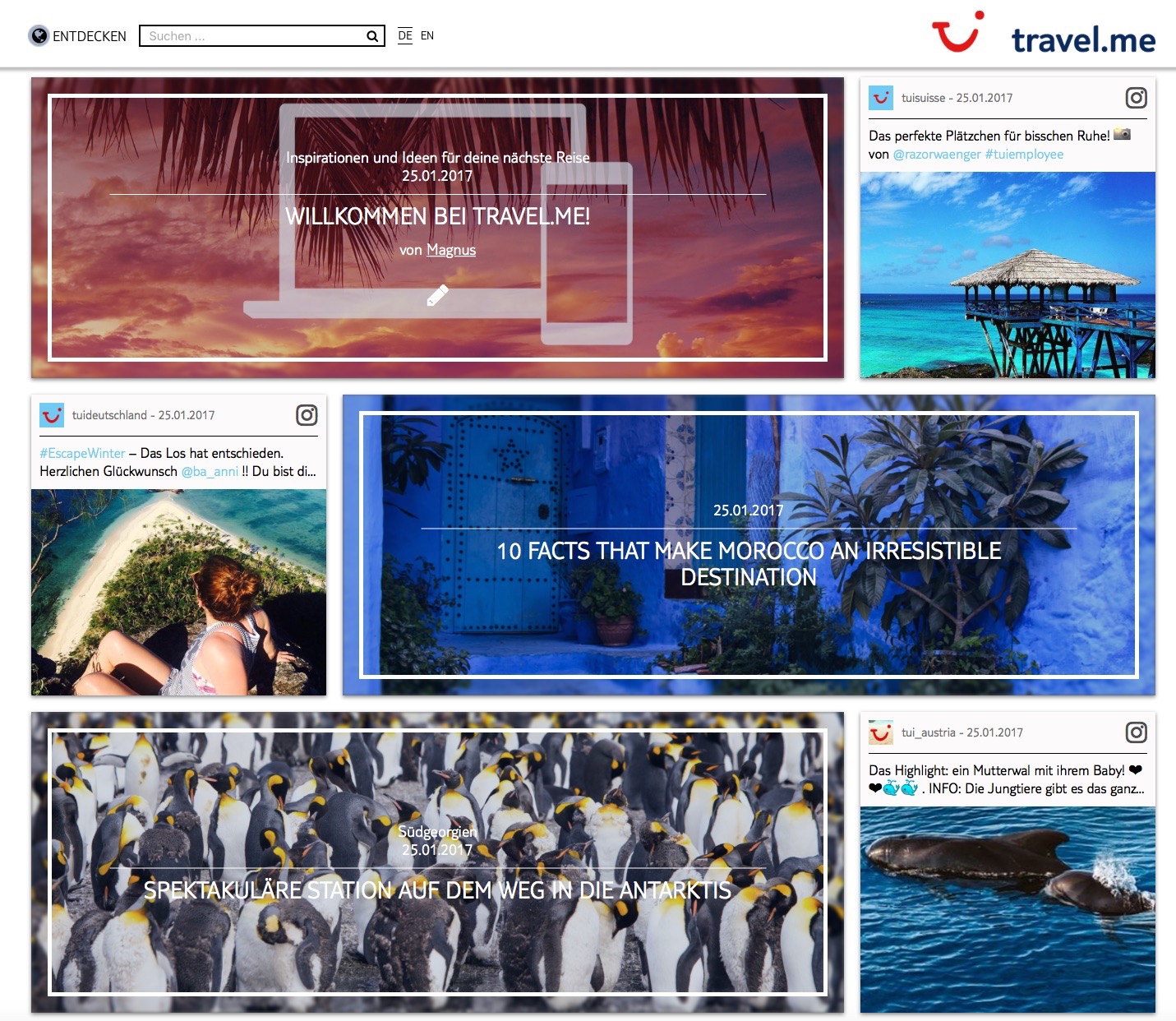 Travel.me TUI Content Marketing