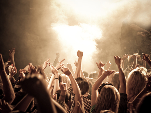 konzert fans shutterstock