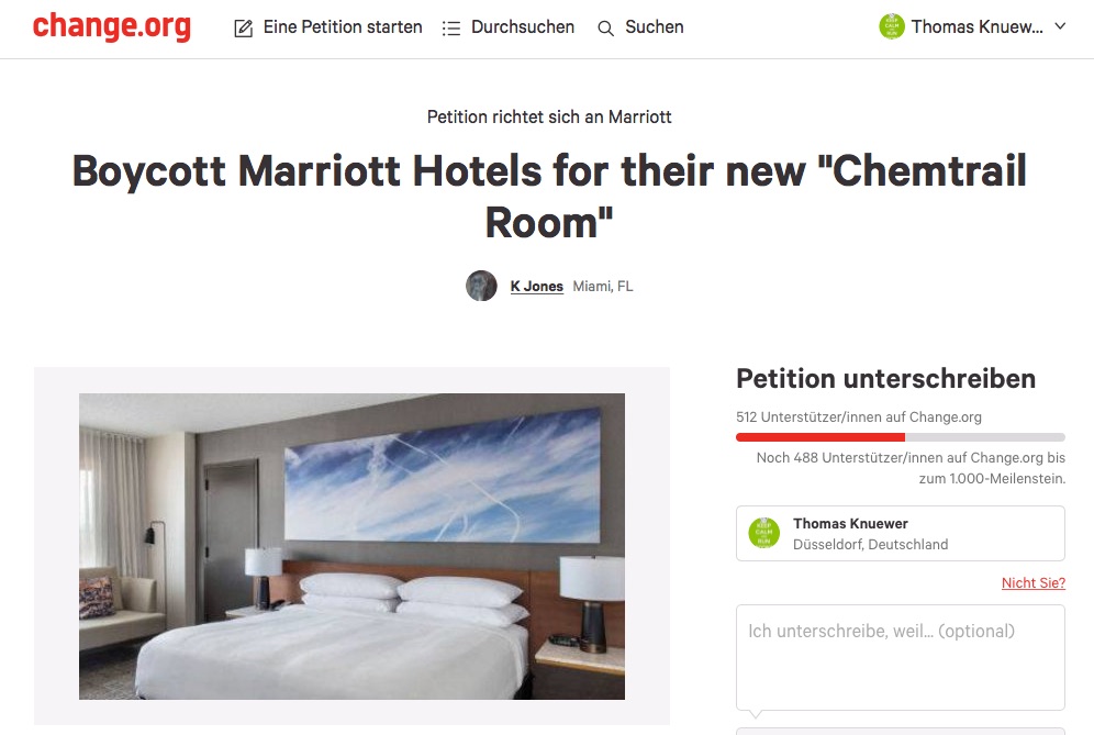 marriott chemtrails petition