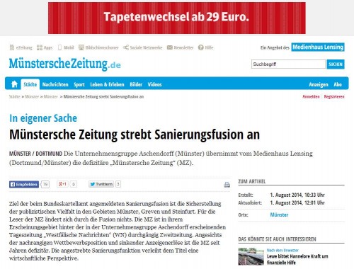 mz bannerwrebung